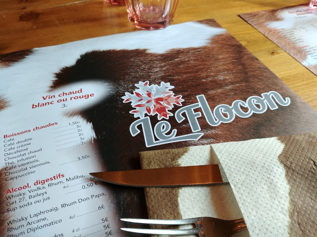 Menu Restaurant Le Flocon-1